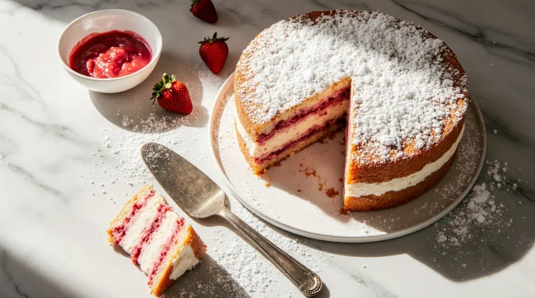 strawberry cream cheese cake