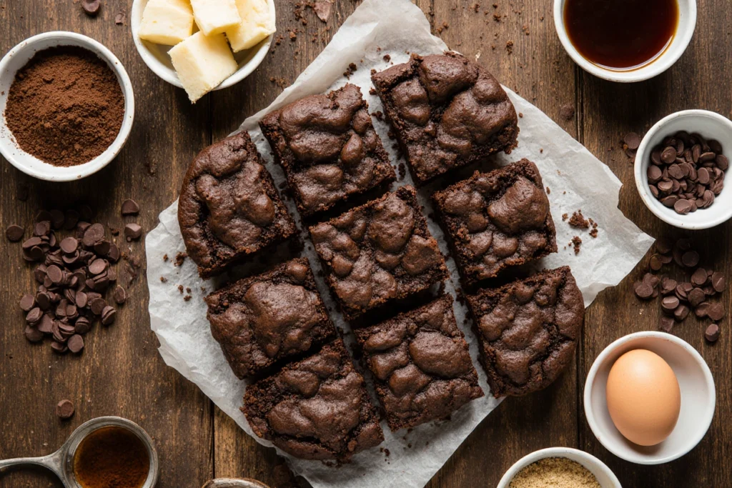 Fudgy Chewy Brookies