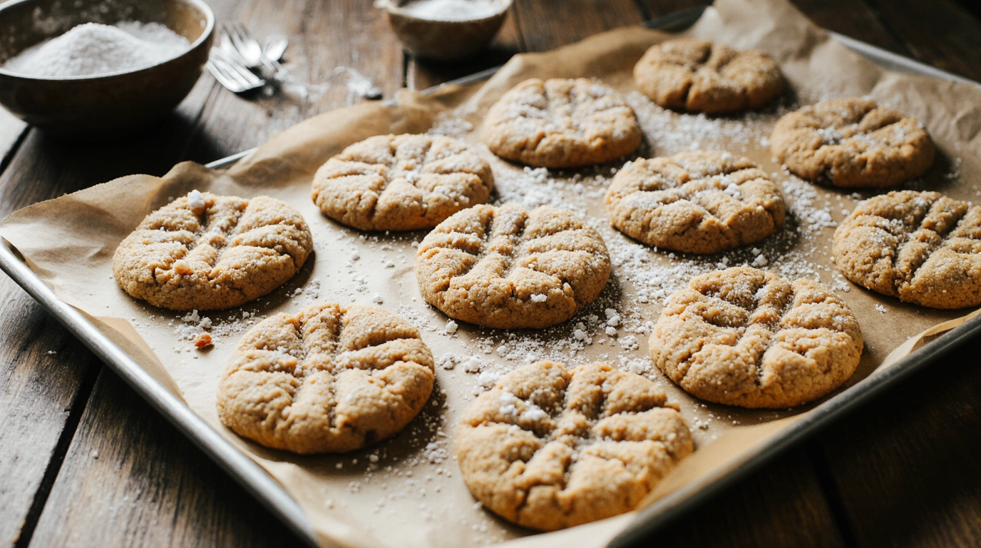 Peanut Butter Cookies no Brown Sugar