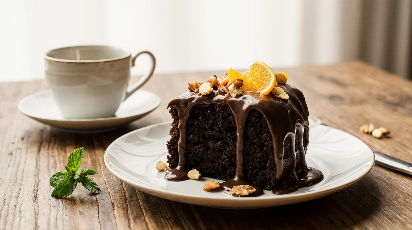 chocolate almond cake recipe