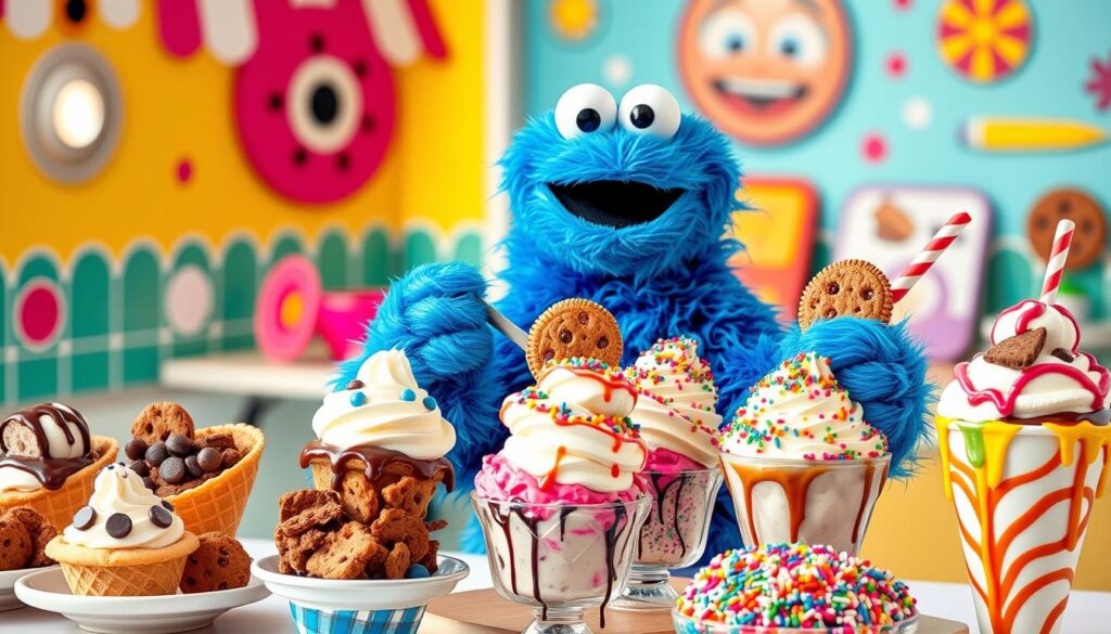 cookie monster ice cream serving ideas cookie monster ice cream serving ideas