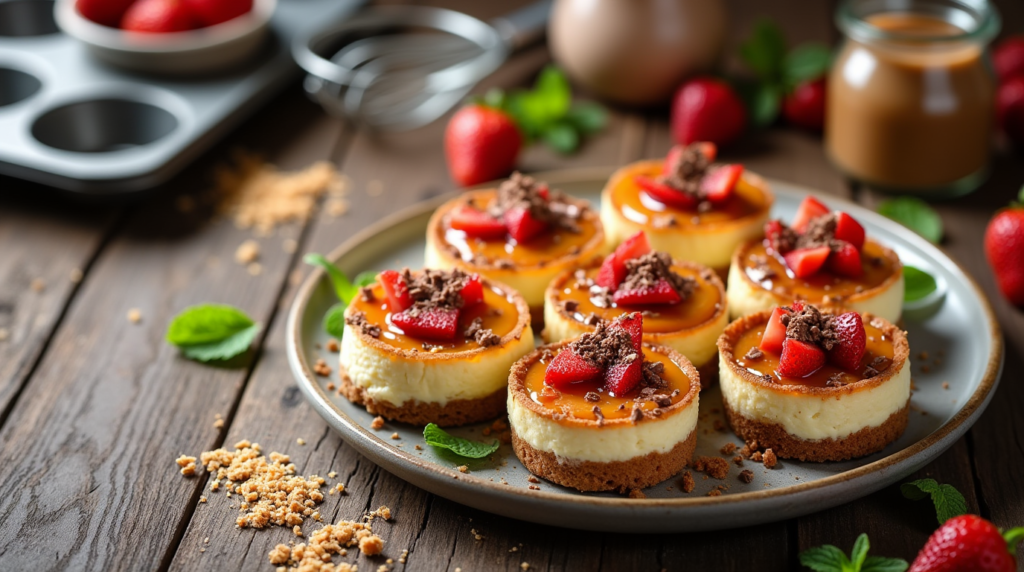 mini cheesecake pan with removable bottoms Mini Cheesecakes