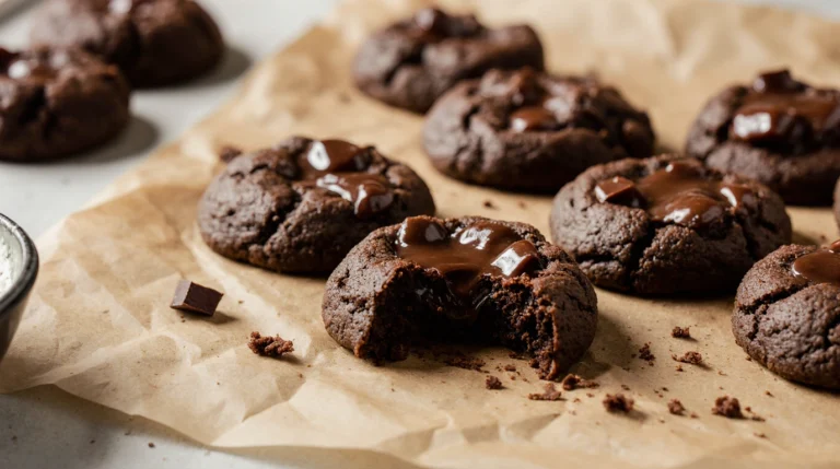 fudgy mini cookies