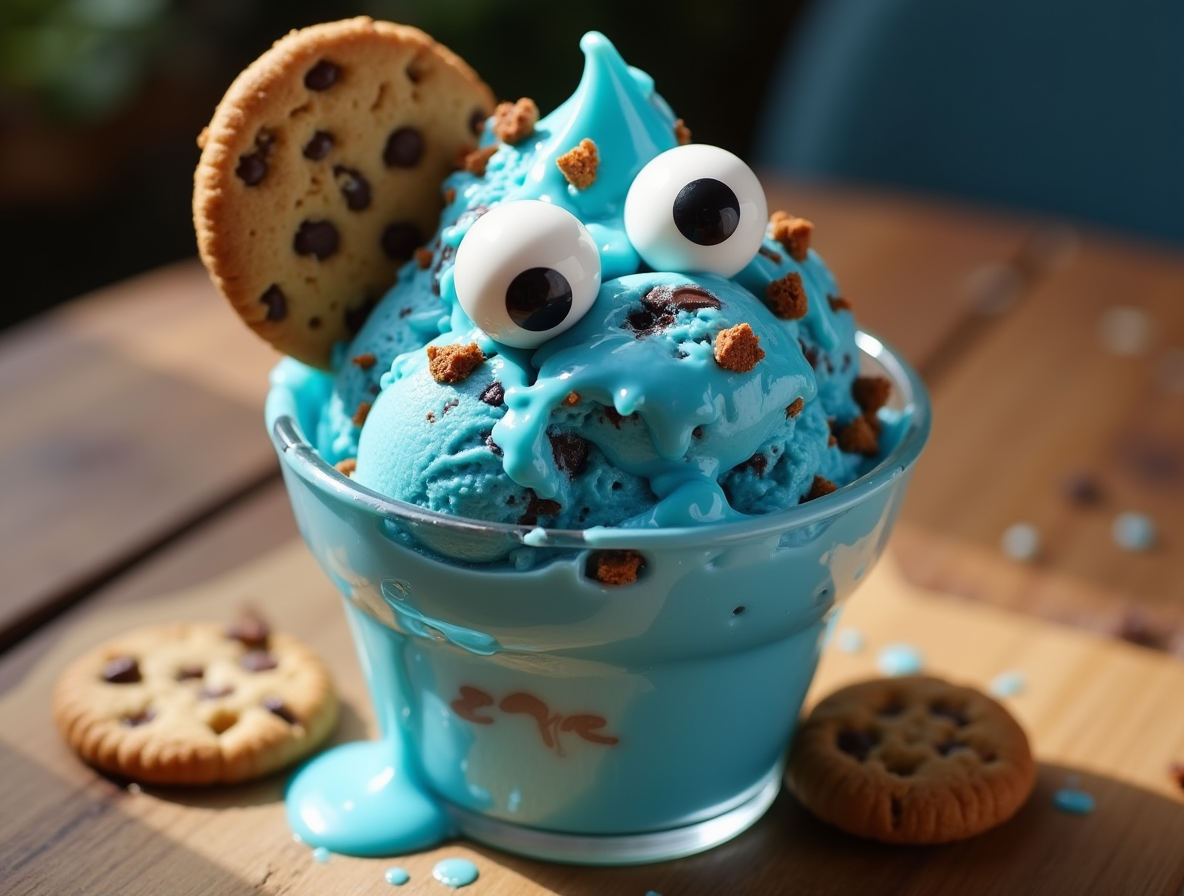 cookie monster ice cream​