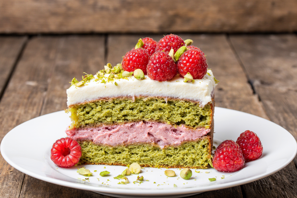 Pistachio Raspberry Cake Pistachio Raspberry Cake