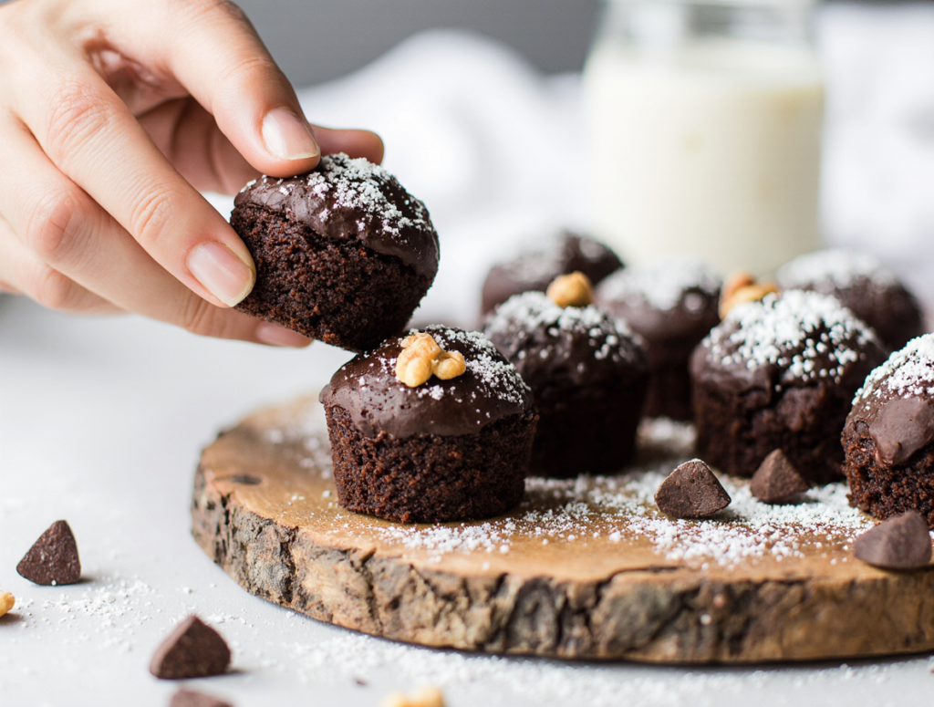 No-Bake Brownie Bites