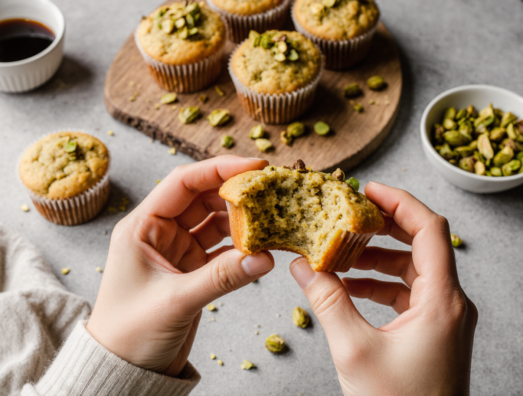 pistachio muffins