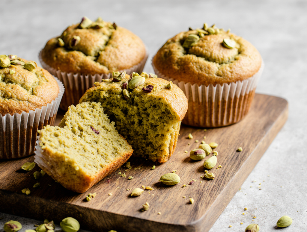 pistachio muffins