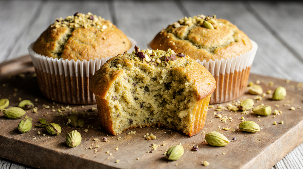 pistachio muffins