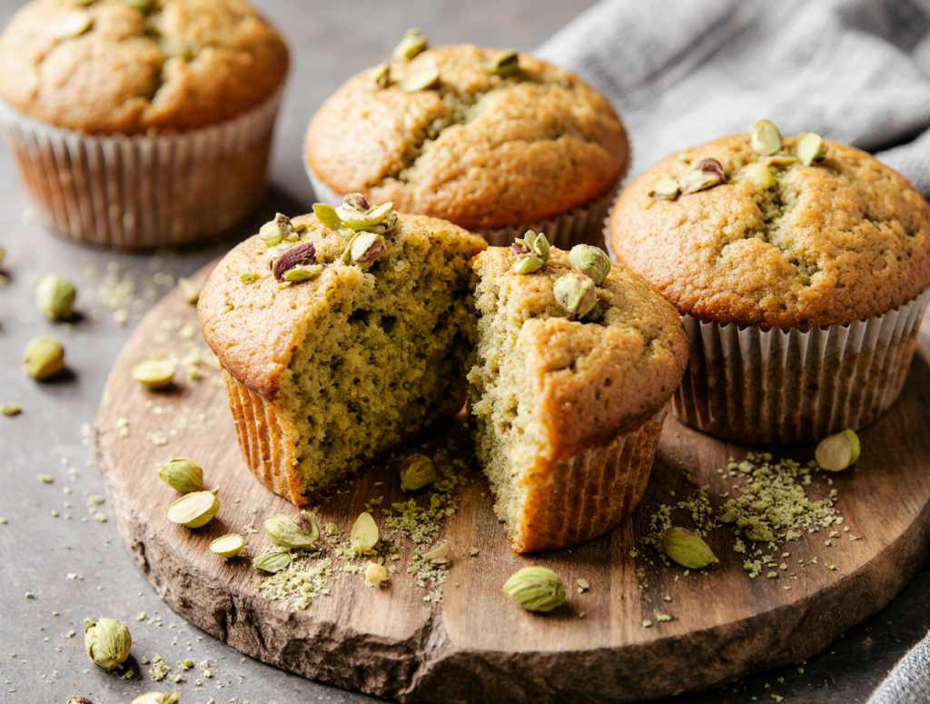 pistachio muffins