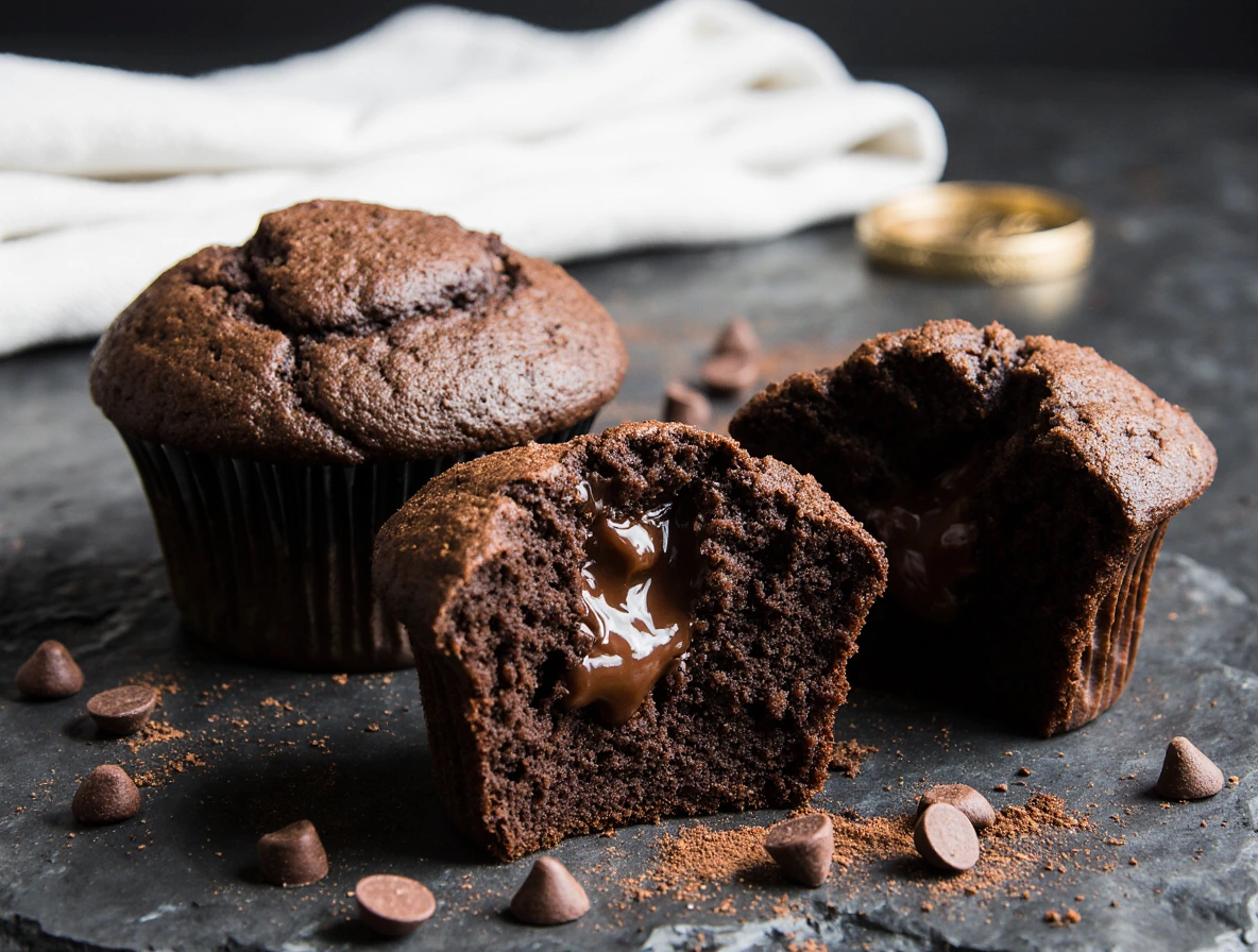 olympic chocolate muffins recipe
