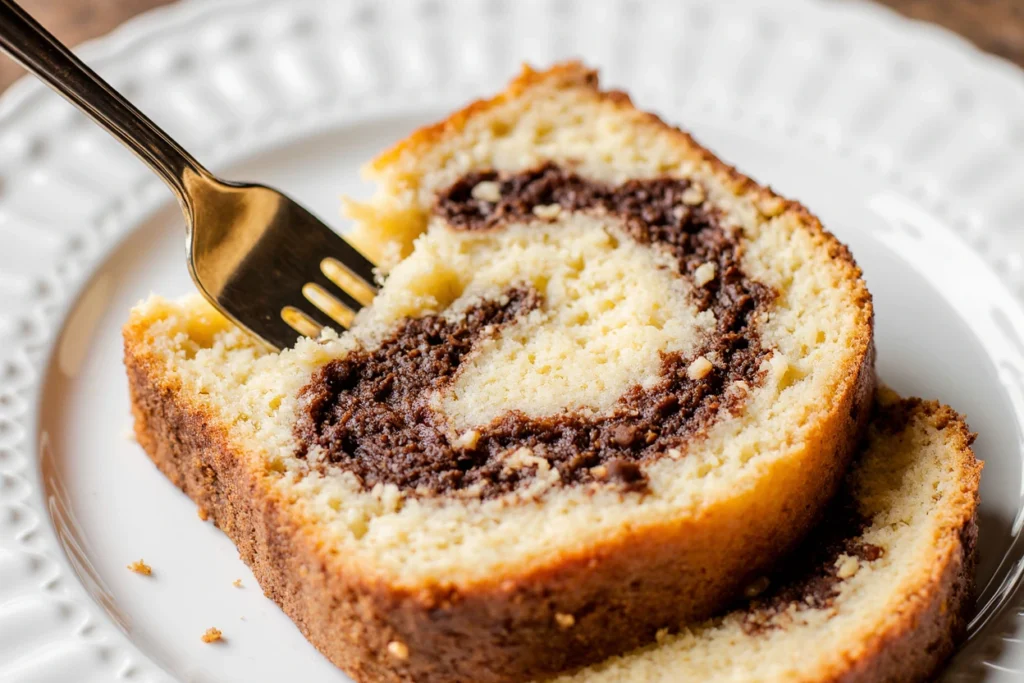 marble pound cake