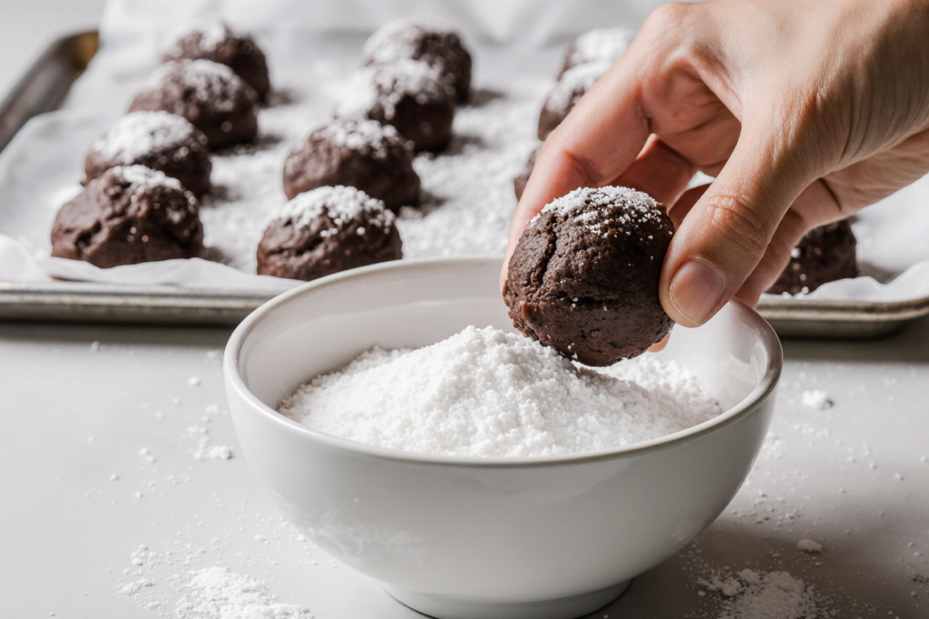chocolate crinkle cookies