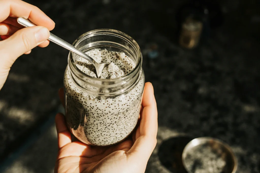 coconut milk chia pudding