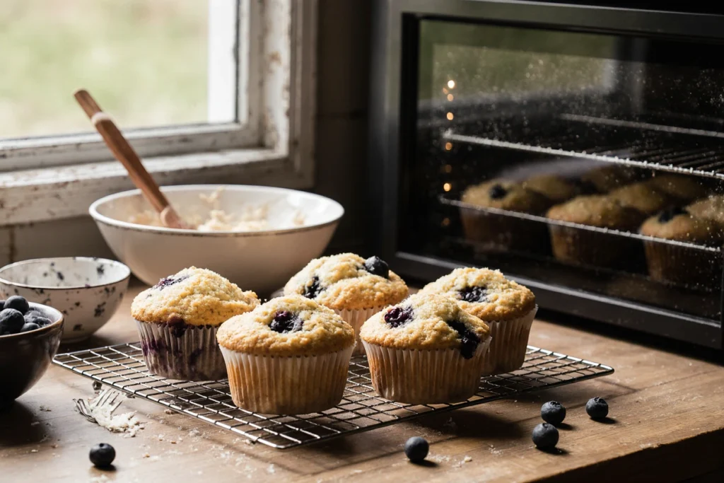 sour cream blueberry muffins