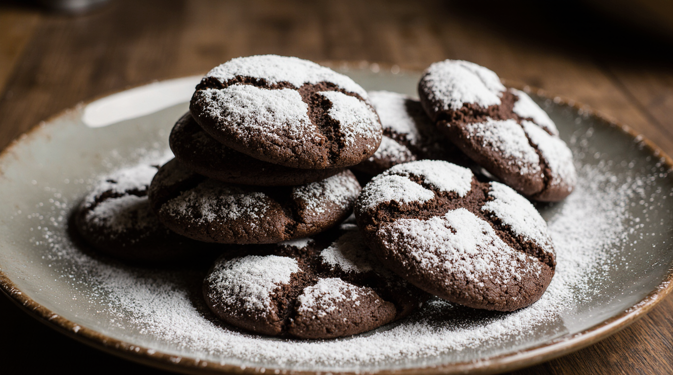 chocolate crinkle cookies