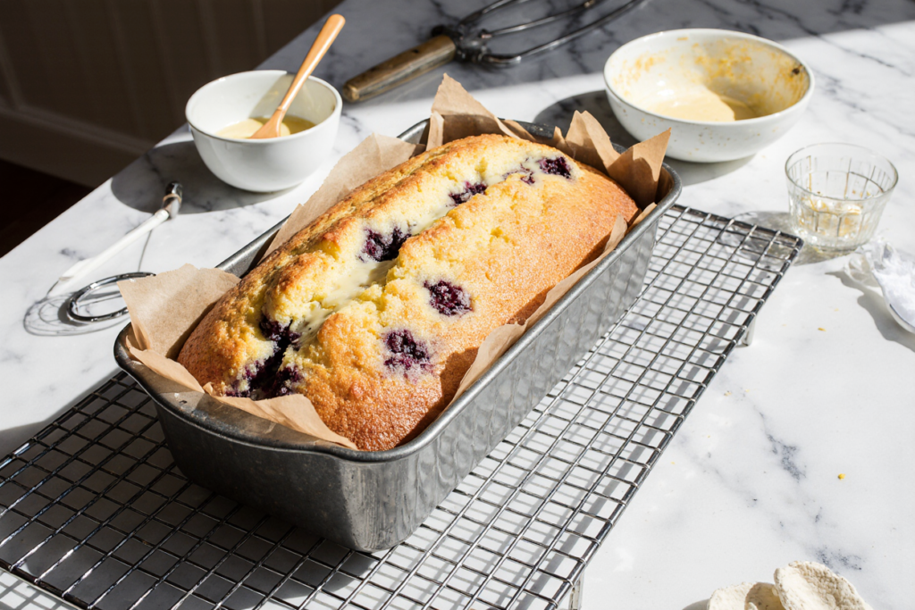 lemon blueberry pound cake