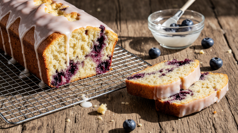 lemon blueberry pound cake