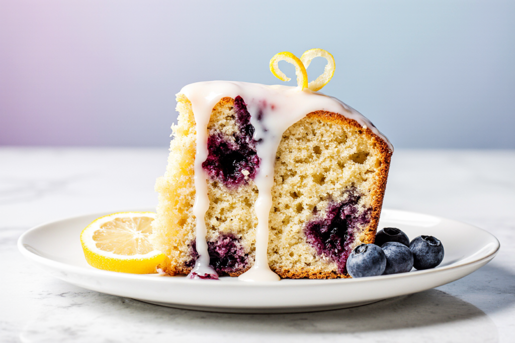 lemon blueberry pound cake