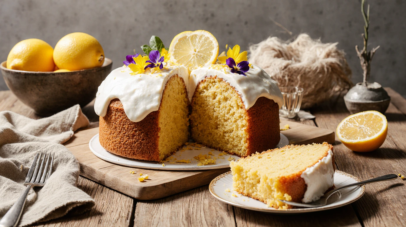 lemon velvet cake