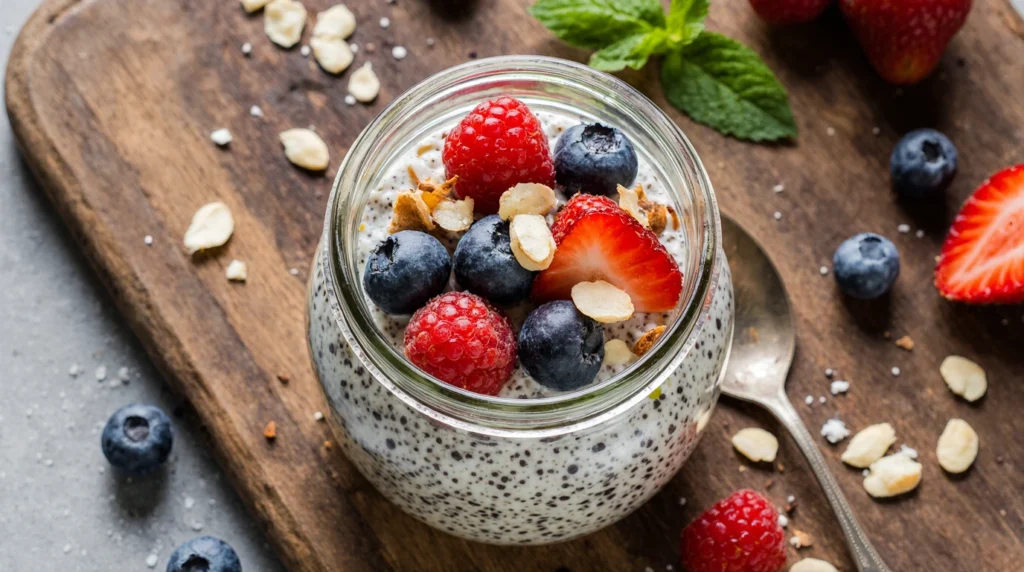 coconut milk chia pudding