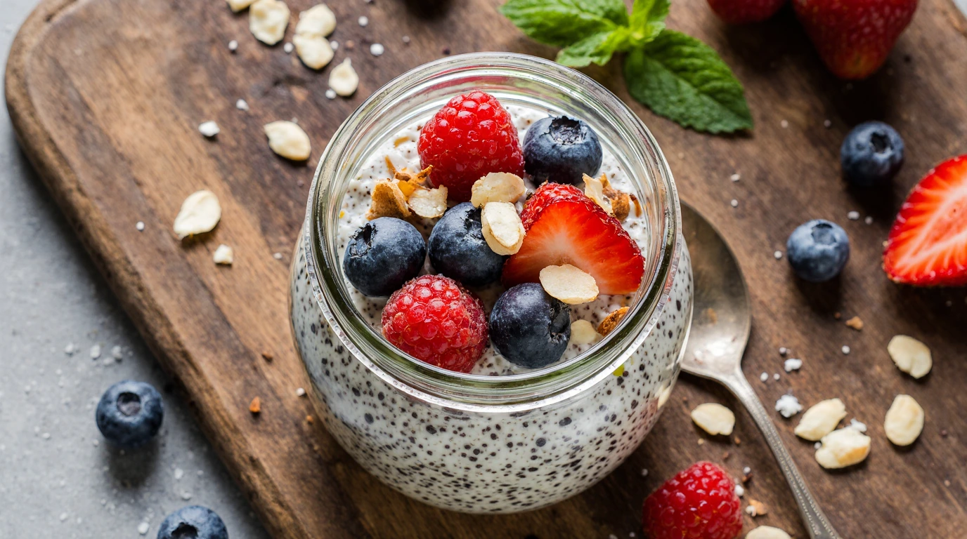 coconut milk chia pudding