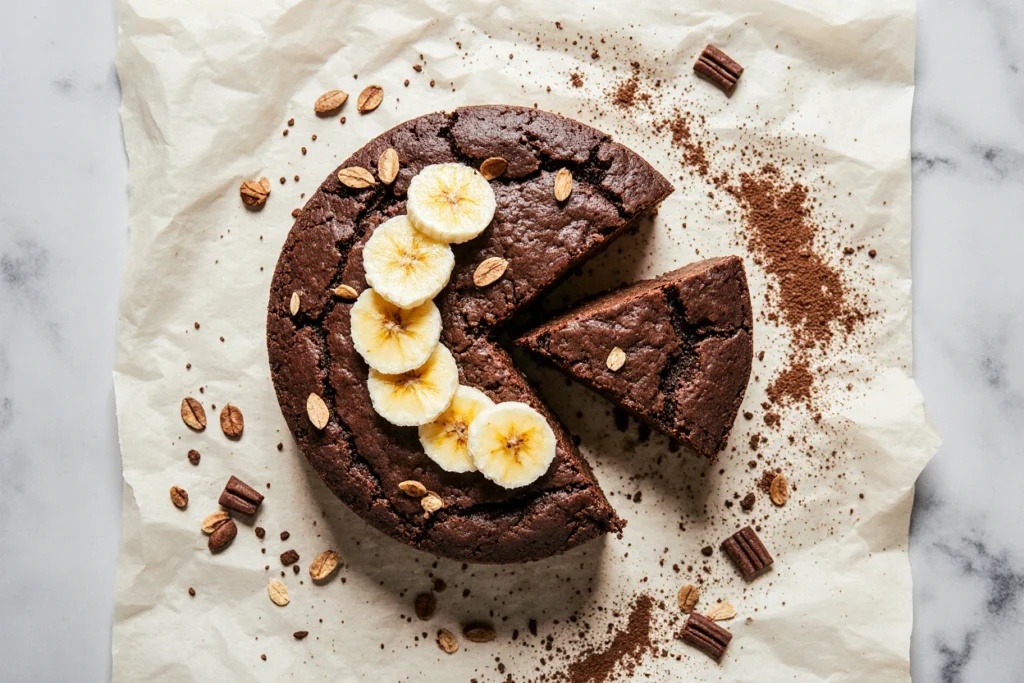 flourless chocolate banana cake