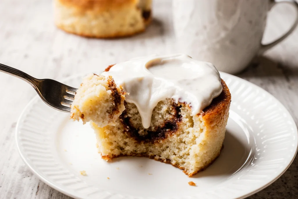 cinnamon roll poke cake