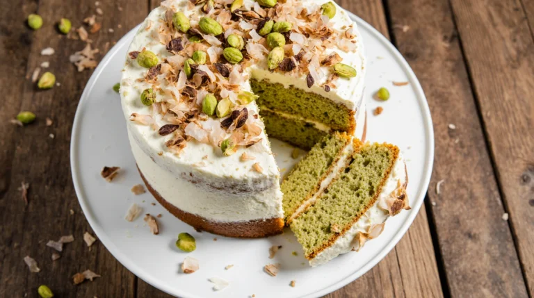 pistachio coconut cake