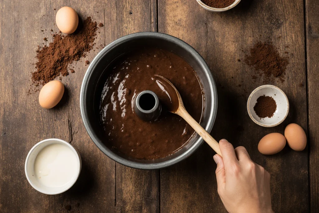 chocolate sour cream pound cake