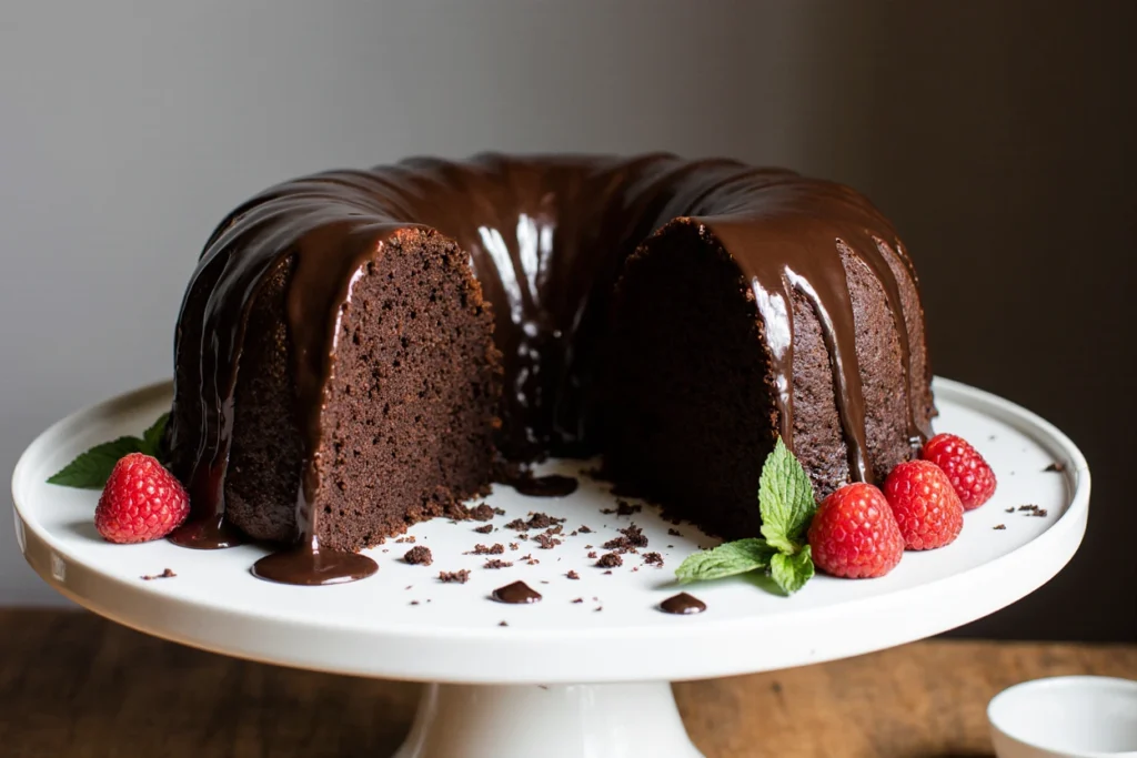 chocolate sour cream pound cake