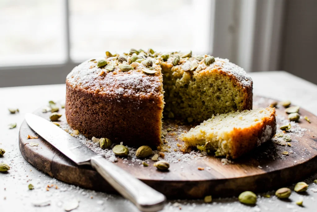 pistachio coconut cake