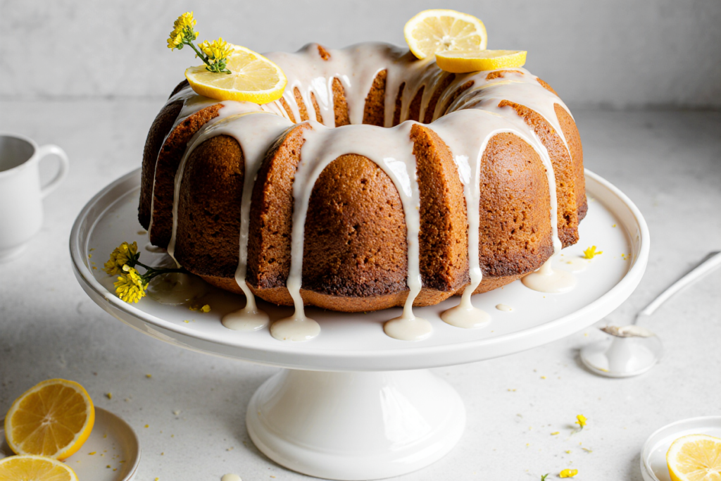 lemon sour cream pound cake