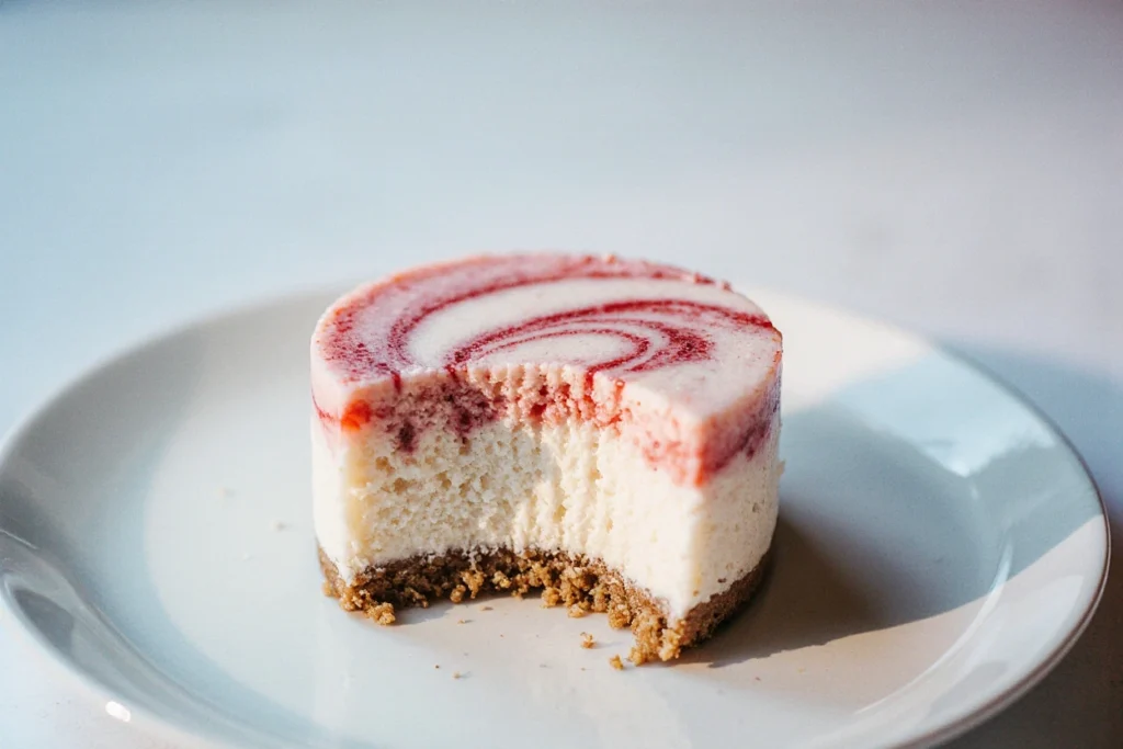 mini strawberry cheesecakes