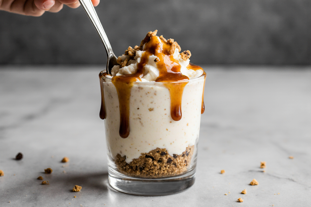 no bake biscoff cheesecake cups