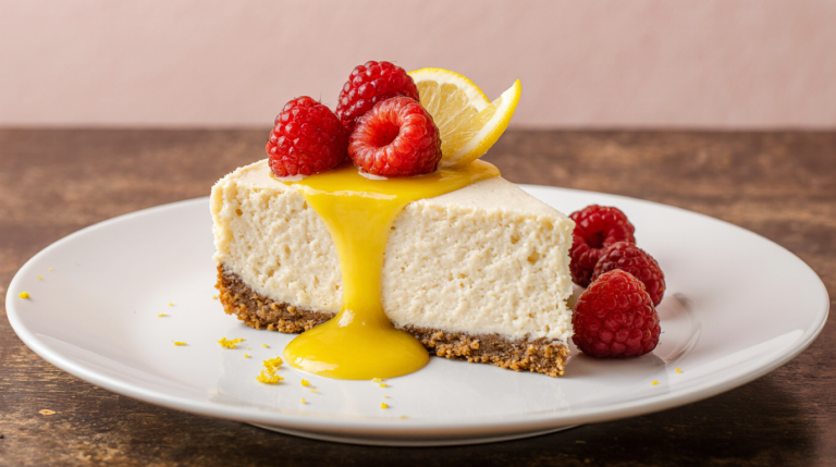 no bake lemon ricotta cheesecake