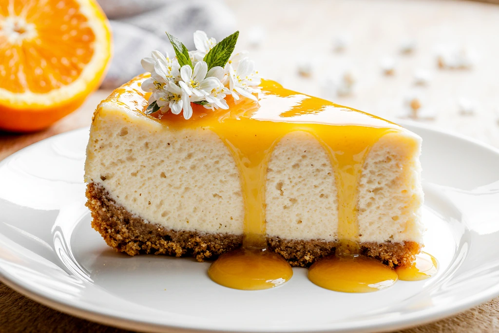 no bake orange cheesecake 