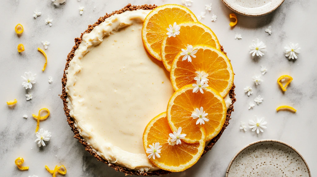 no bake orange cheesecake