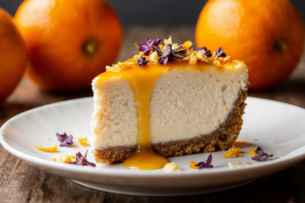 no bake orange cheesecake
