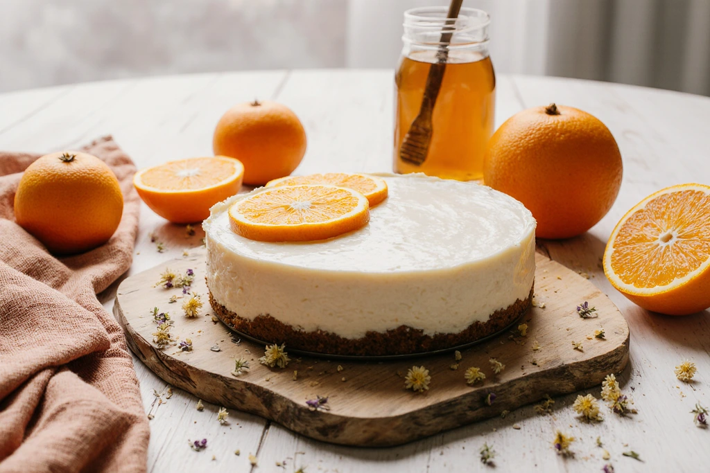no bake orange cheesecake