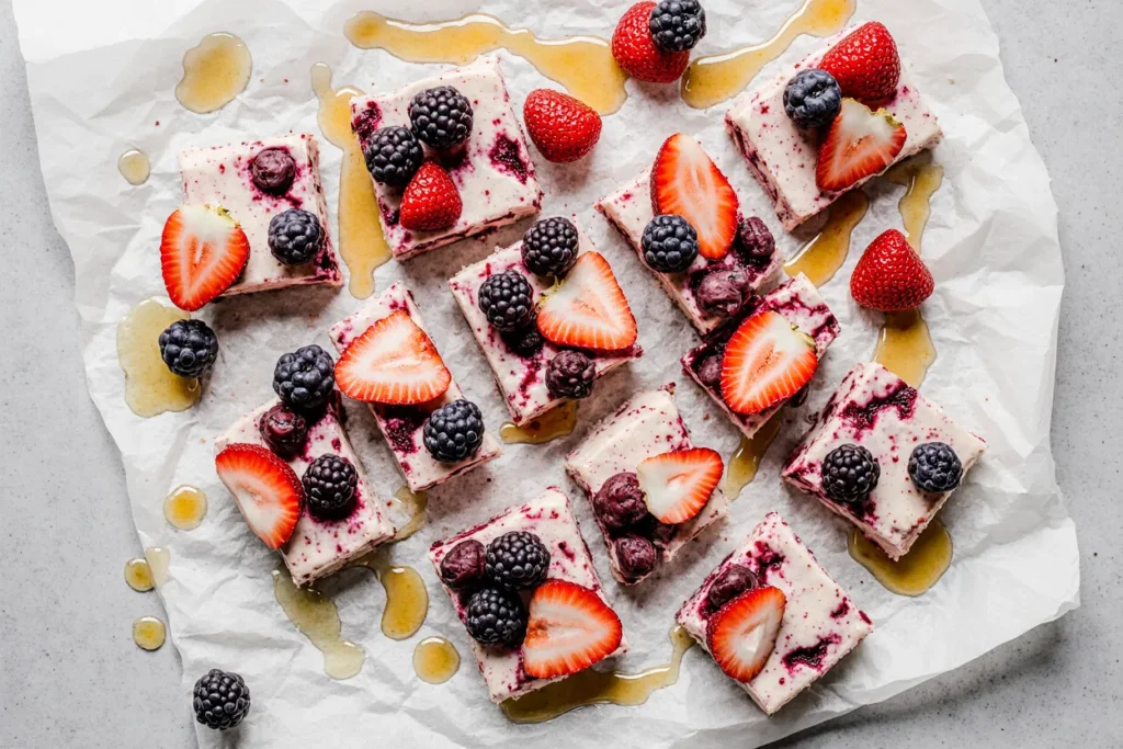 frozen greek yogurt bark