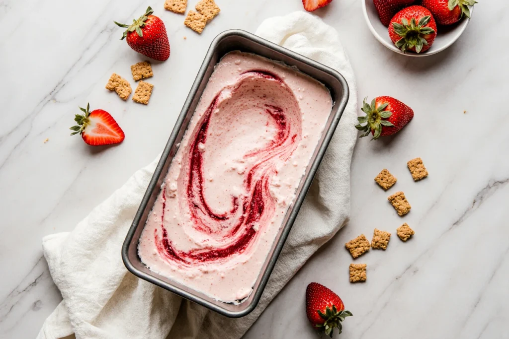 cheesecake strawberry ice cream