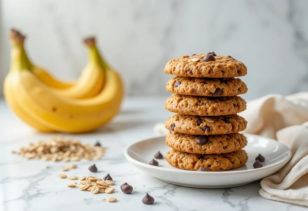 banana oatmeal chocolate chip cookies
