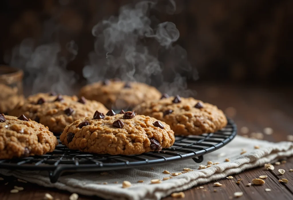 banana oatmeal chocolate chip cookies