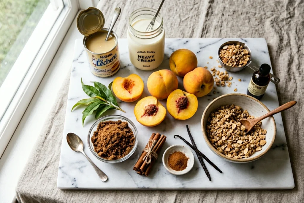 peach cobbler ice cream