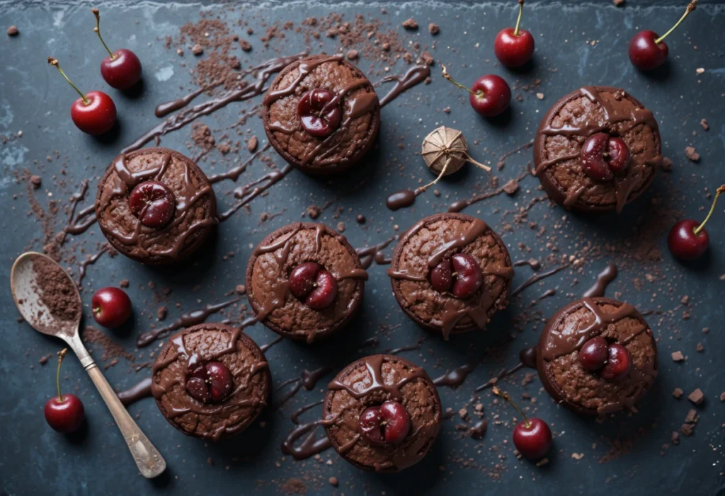 mini chocolate cake
