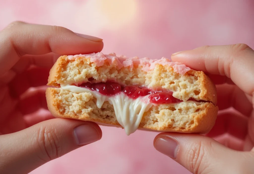 strawberry cheesecake cookies